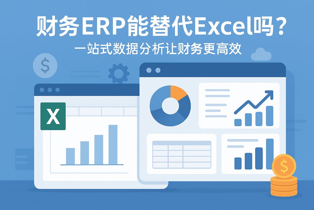 财务ERP管理软件能替代Excel吗？一站式数据分析让财务更高效
