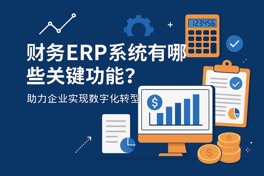 财务ERP系统有哪些关键功能？助力企业实现数字化转型
