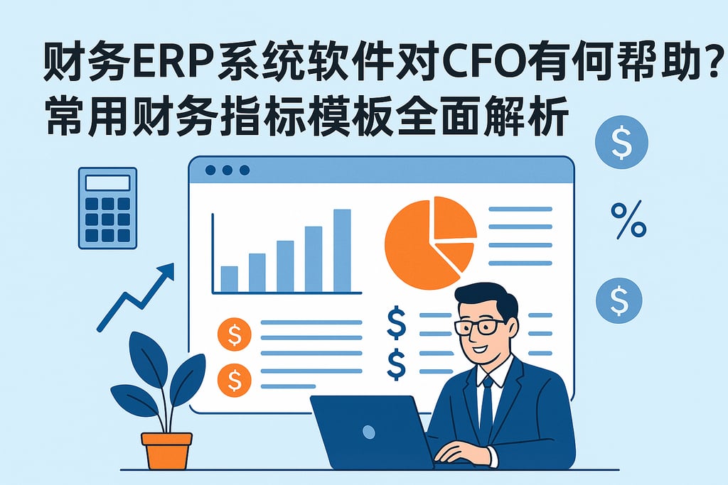财务ERP系统软件对CFO有何帮助？常用财务指标模板全面解析
