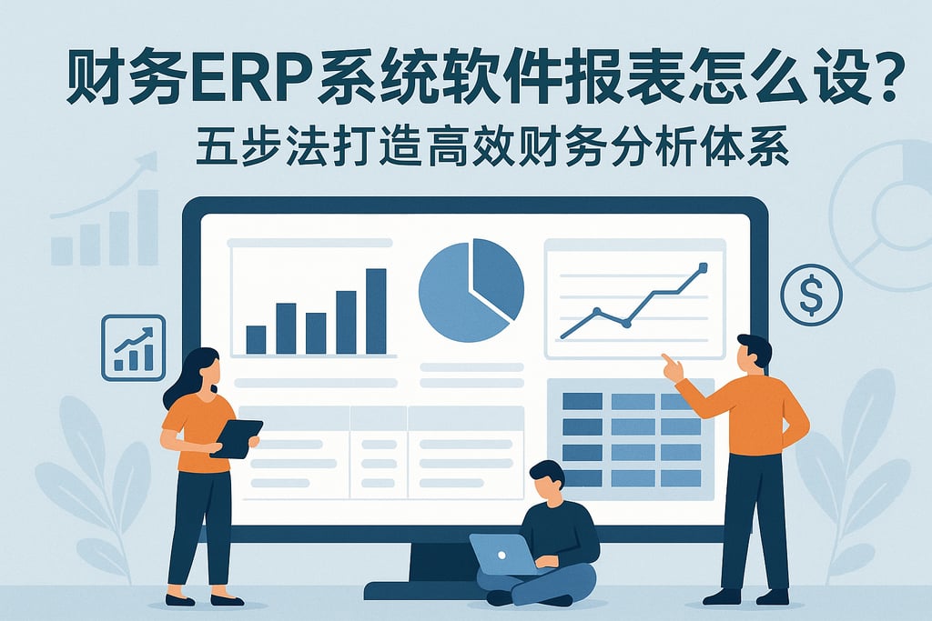 财务ERP系统软件报表怎么设计？五步法打造高效财务分析体系