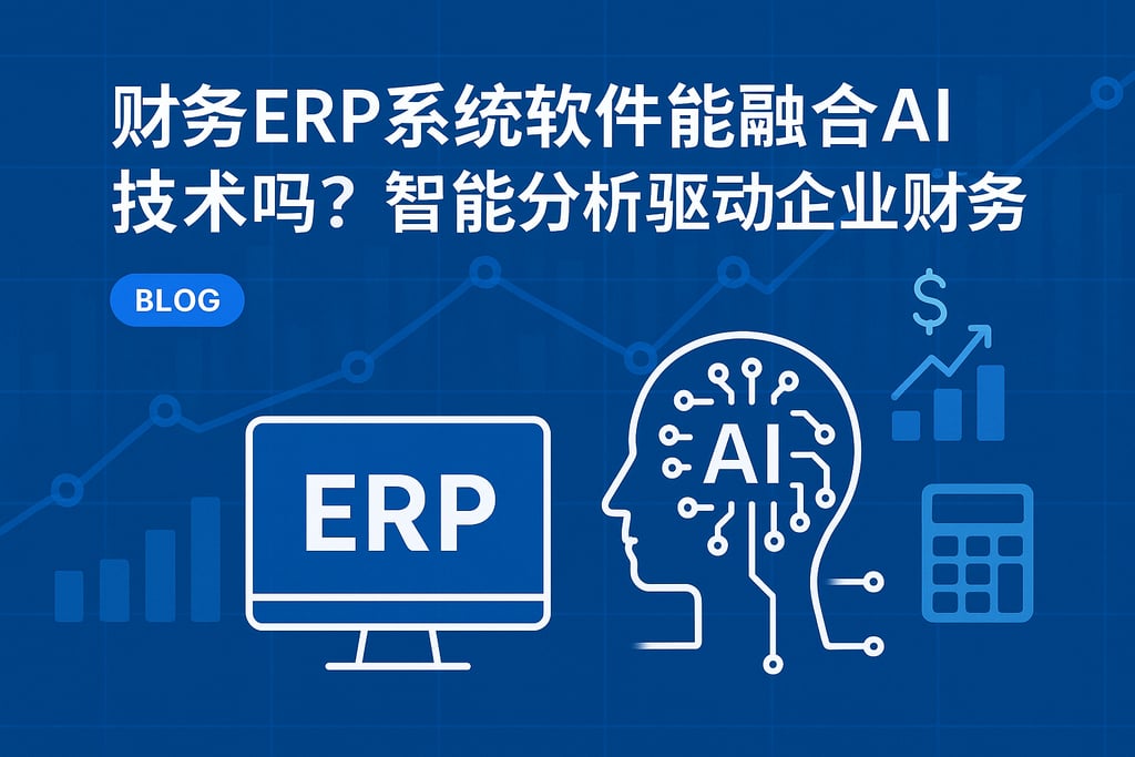 财务ERP系统软件能融合AI技术吗？智能分析驱动企业财务决策