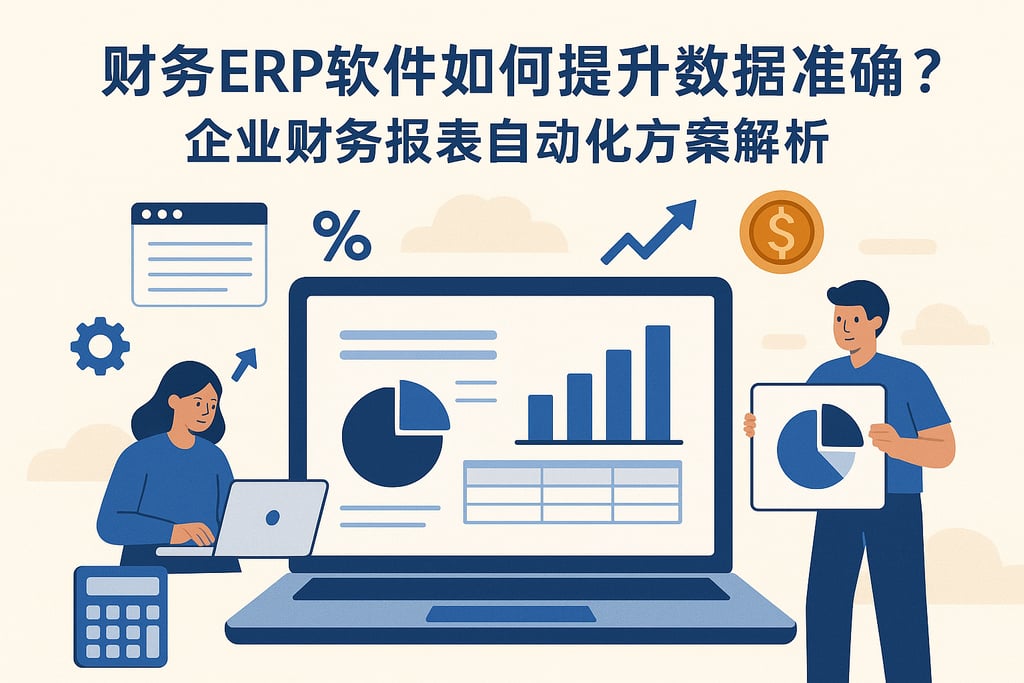 财务ERP软件如何提升数据准确性？企业财务报表自动化方案解析