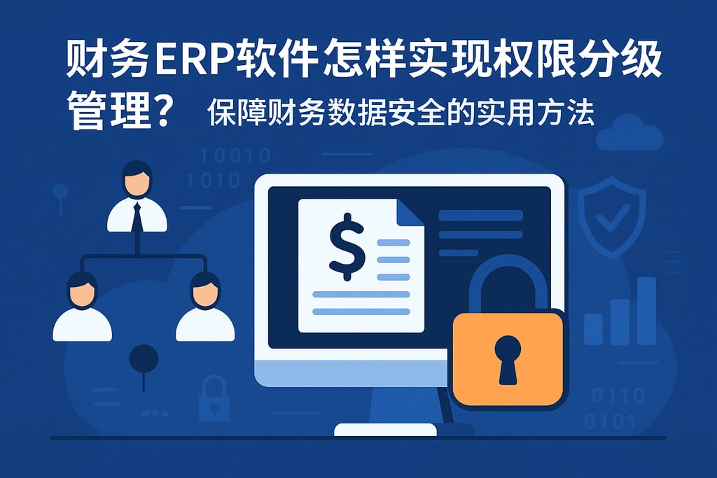 财务ERP软件怎样实现权限分级管理？保障财务数据安全的实用方法