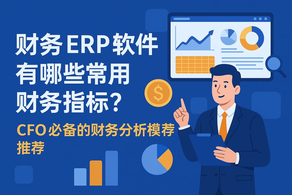财务ERP软件有哪些常用财务指标？CFO必备的财务分析模板推荐