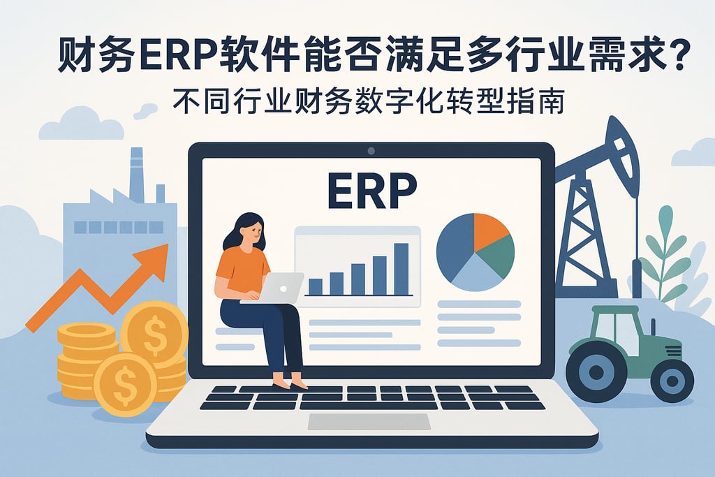 财务ERP软件能否满足多行业需求？不同行业财务数字化转型指南