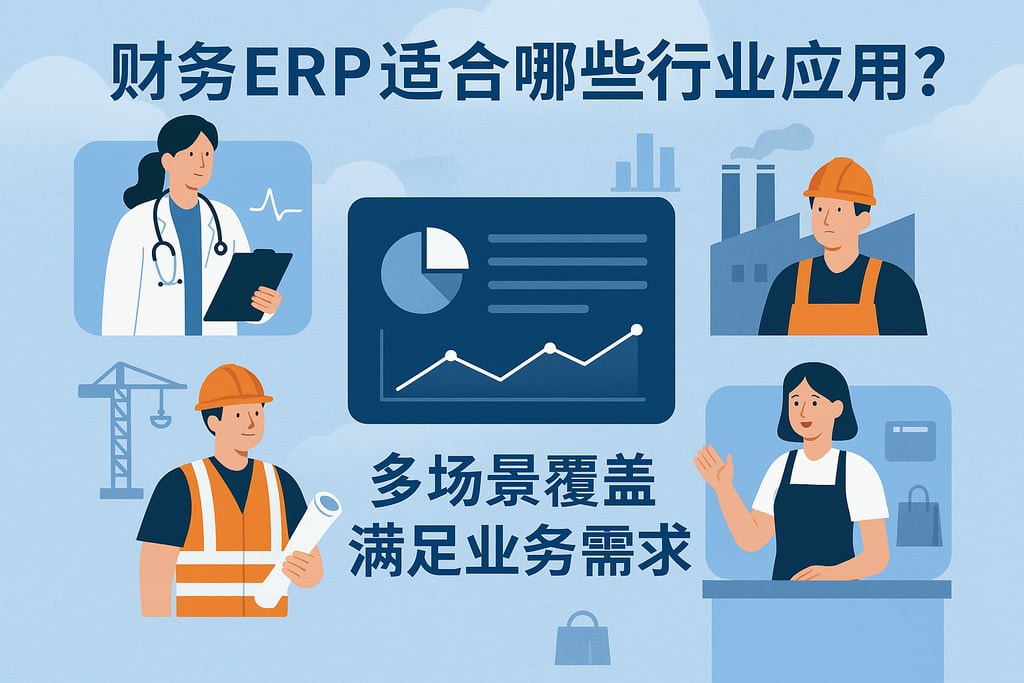 财务ERP适合哪些行业应用？多场景覆盖满足业务需求