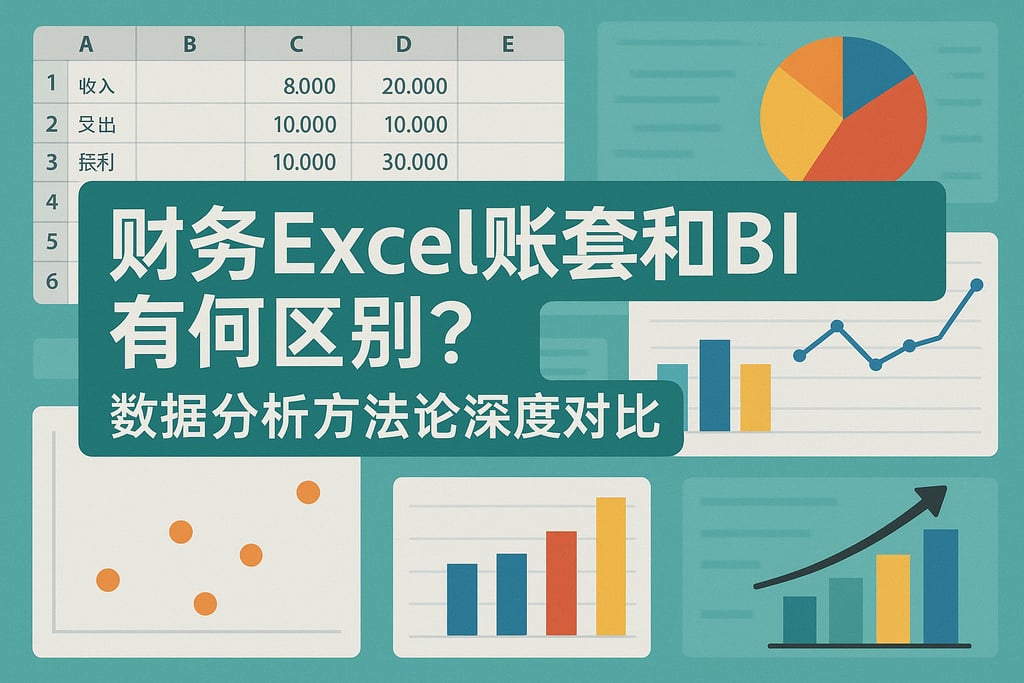 财务excel表帐套和BI有何区别？数据分析方法论深度对比