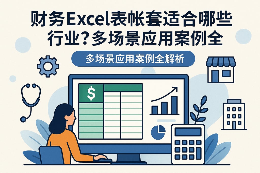 财务excel表帐套适合哪些行业？多场景应用案例全解析