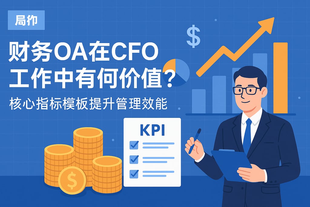 财务oa在CFO工作中有何价值？核心指标模板提升管理效能