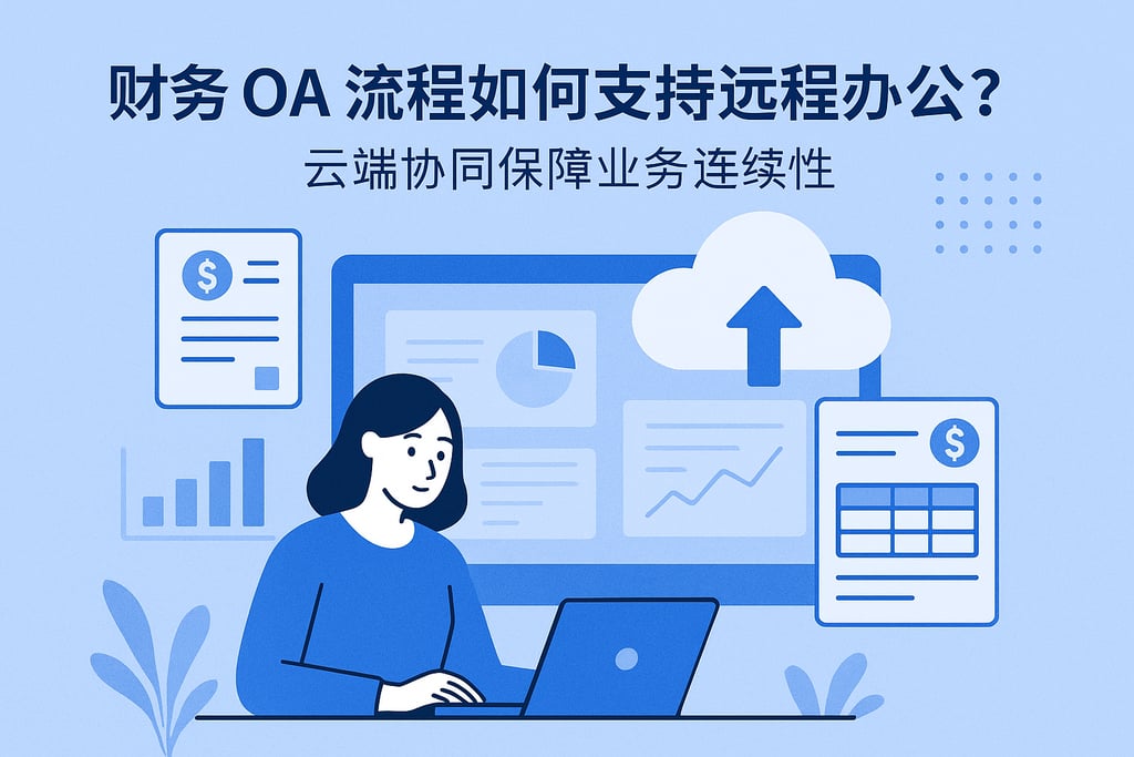 财务oa流程如何支持远程办公？云端协同保障业务连续性