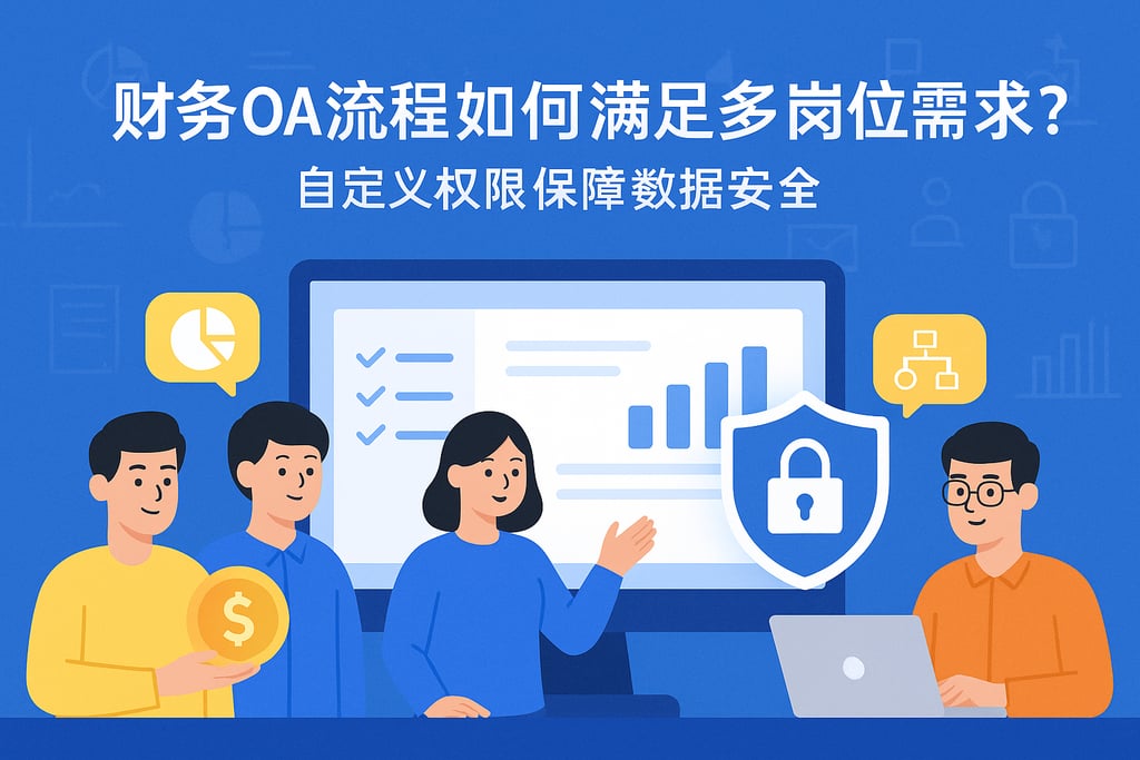 财务oa流程如何满足多岗位需求？自定义权限保障数据安全