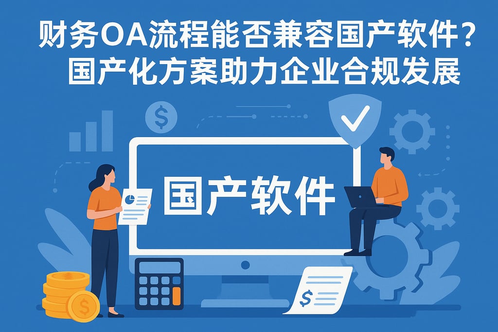 财务oa流程能否兼容国产软件？国产化方案助力企业合规发展