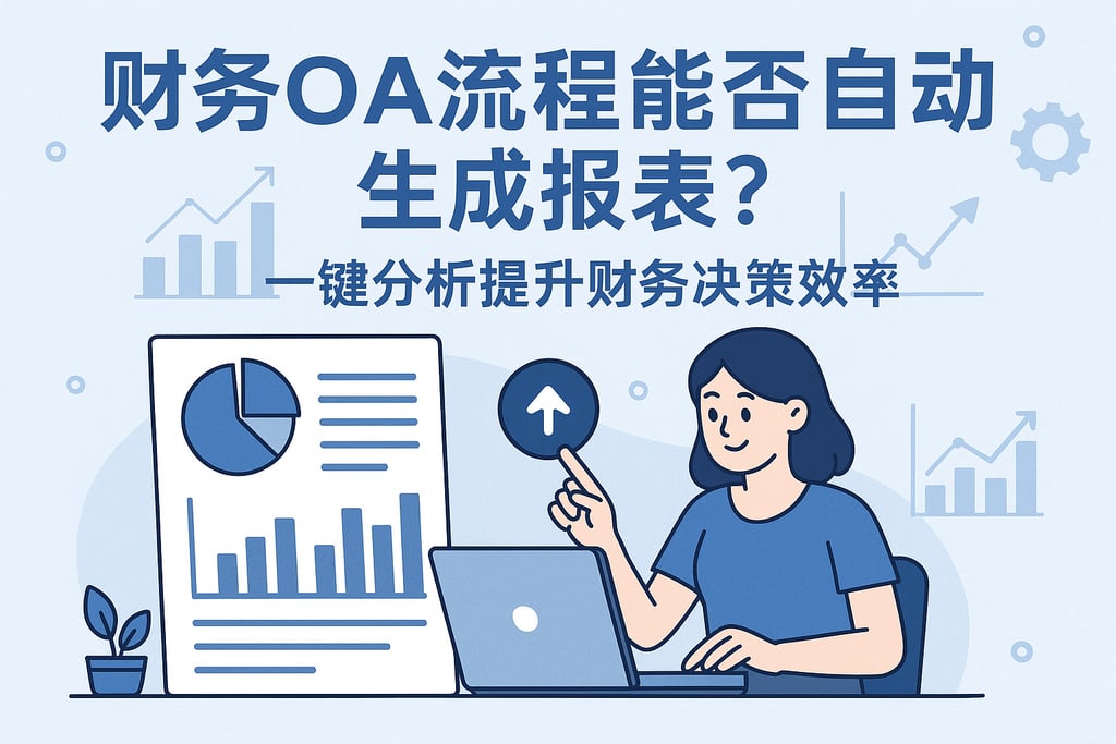 财务oa流程能否自动生成报表？一键分析提升财务决策效率