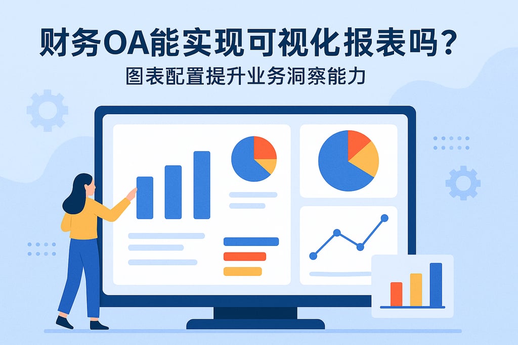 财务oa能实现可视化报表吗？图表配置提升业务洞察能力