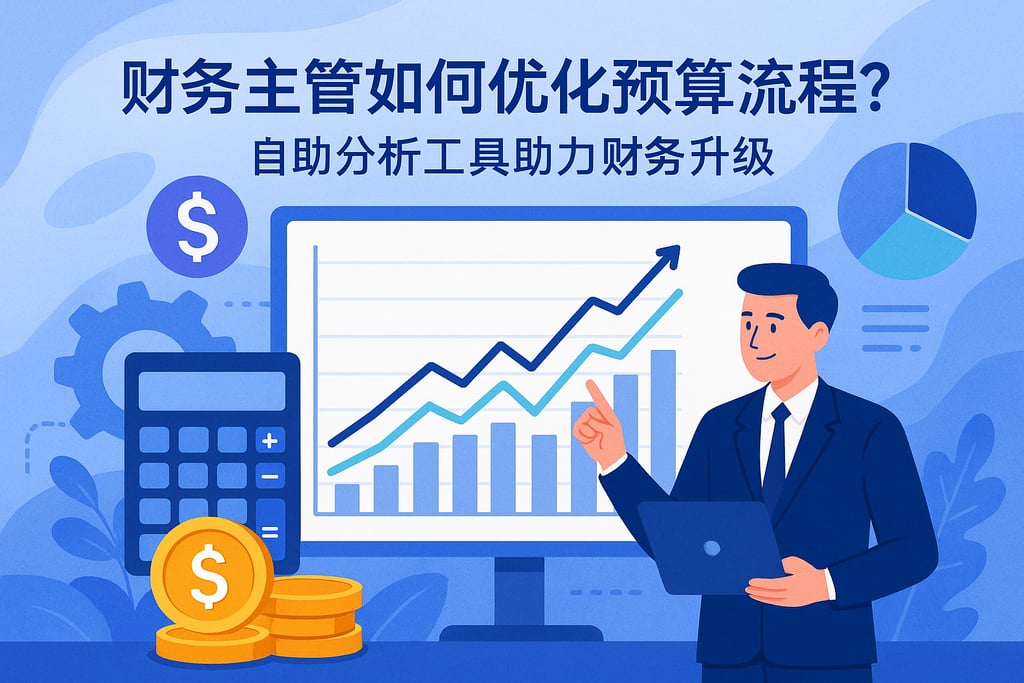 财务主管如何优化预算流程？自助分析工具助力财务升级