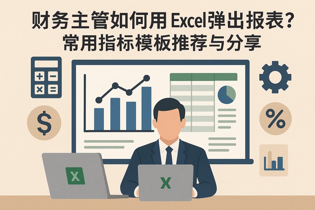 财务主管如何用Excel弹出报表？常用指标模板推荐与分享