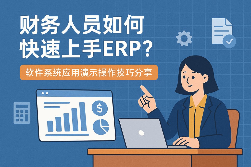 财务人员如何快速上手ERP？软件系统应用演示操作技巧分享