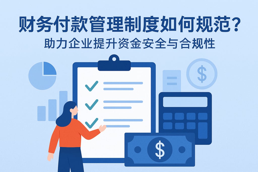 财务付款管理制度如何规范？助力企业提升资金安全与合规性