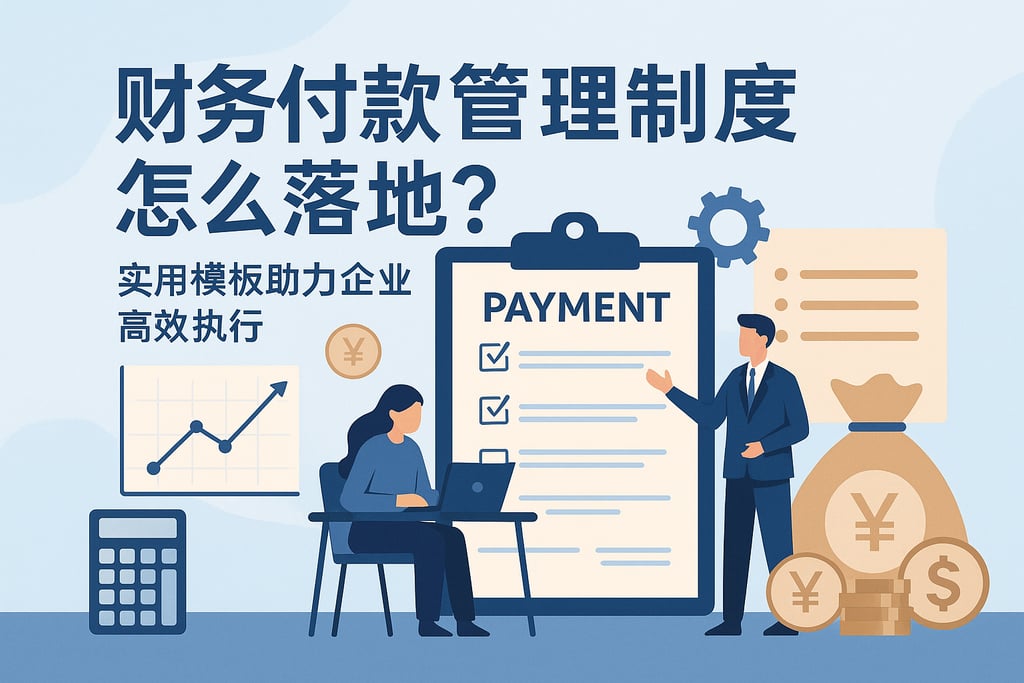 财务付款管理制度怎么落地？实用模板助力企业高效执行