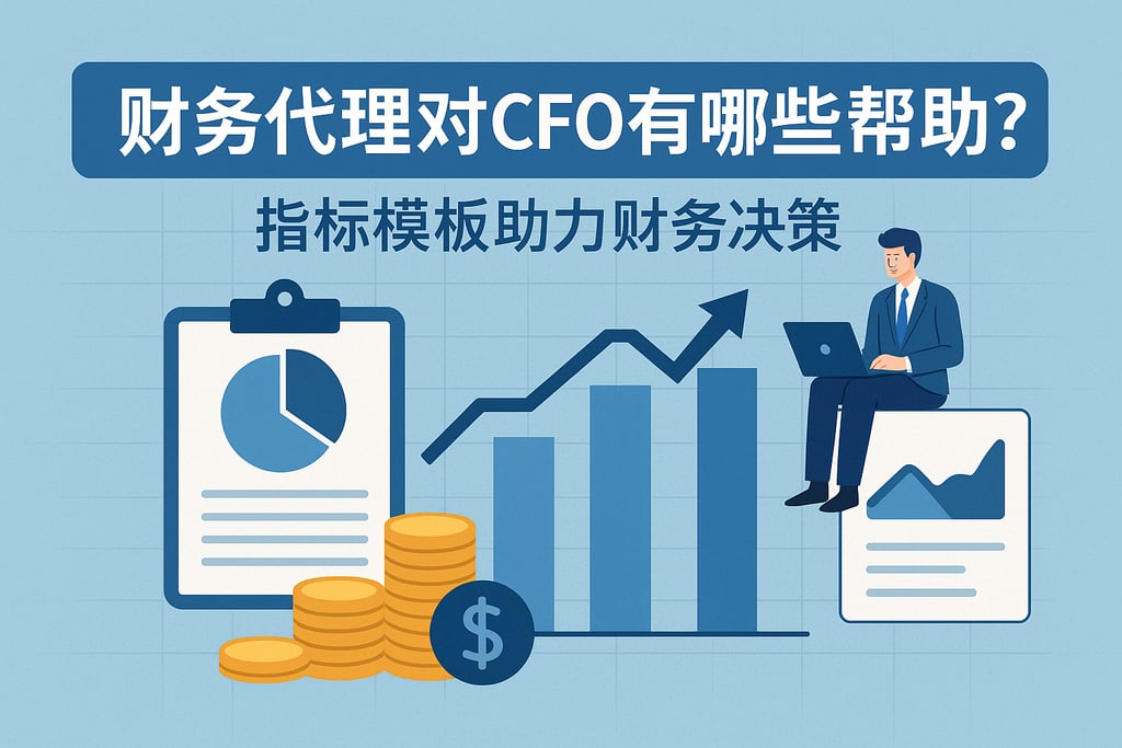 财务代理对CFO有哪些帮助？指标模板助力财务决策
