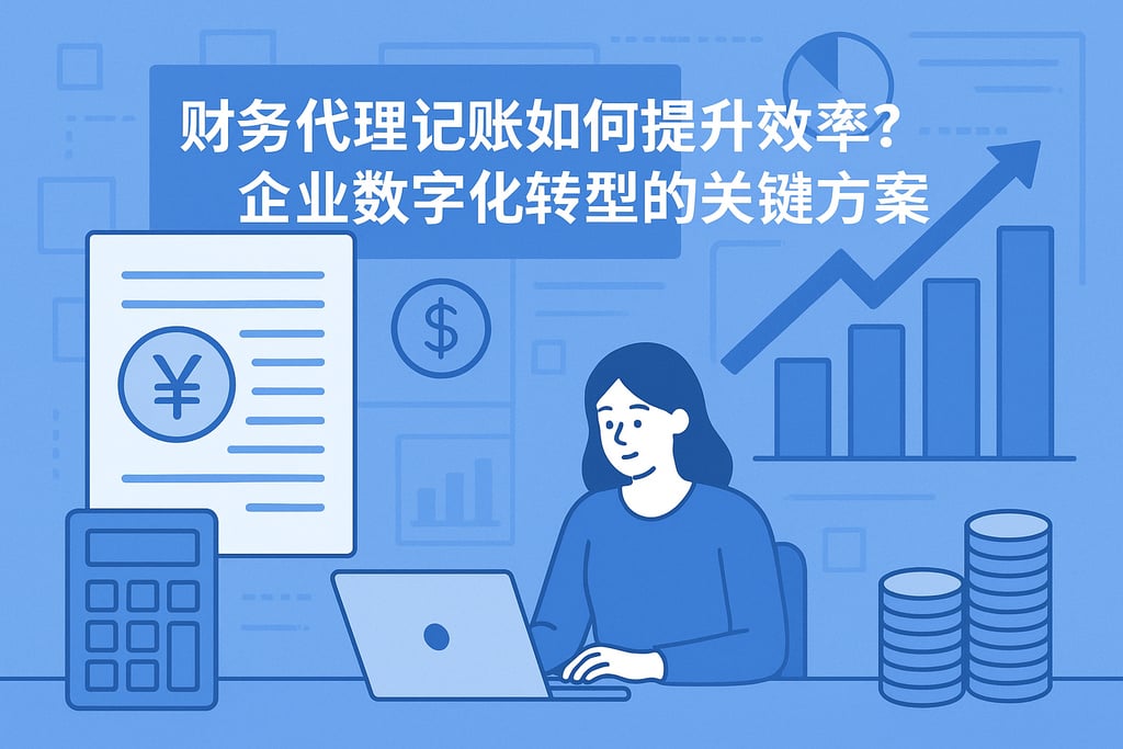 财务代理记账如何提升效率？企业数字化转型的关键方案