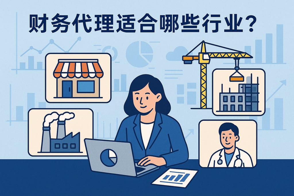 财务代理适合哪些行业？多场景助力企业财务数据分析
