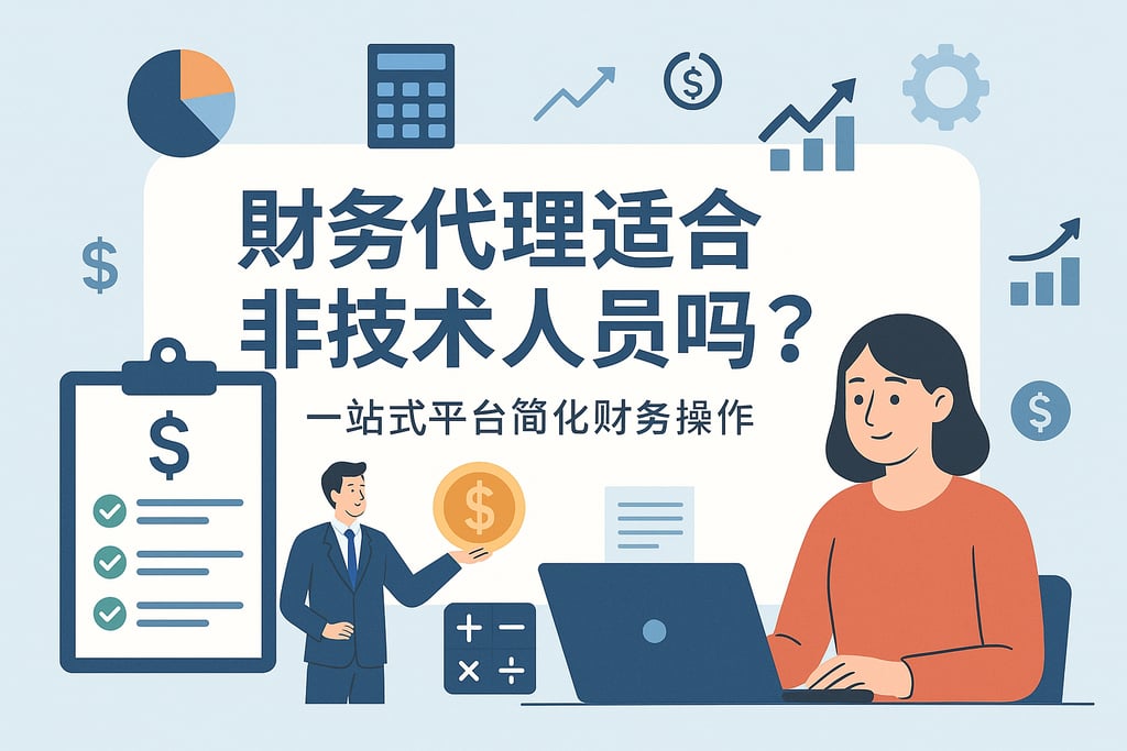 财务代理适合非技术人员吗？一站式平台简化财务操作