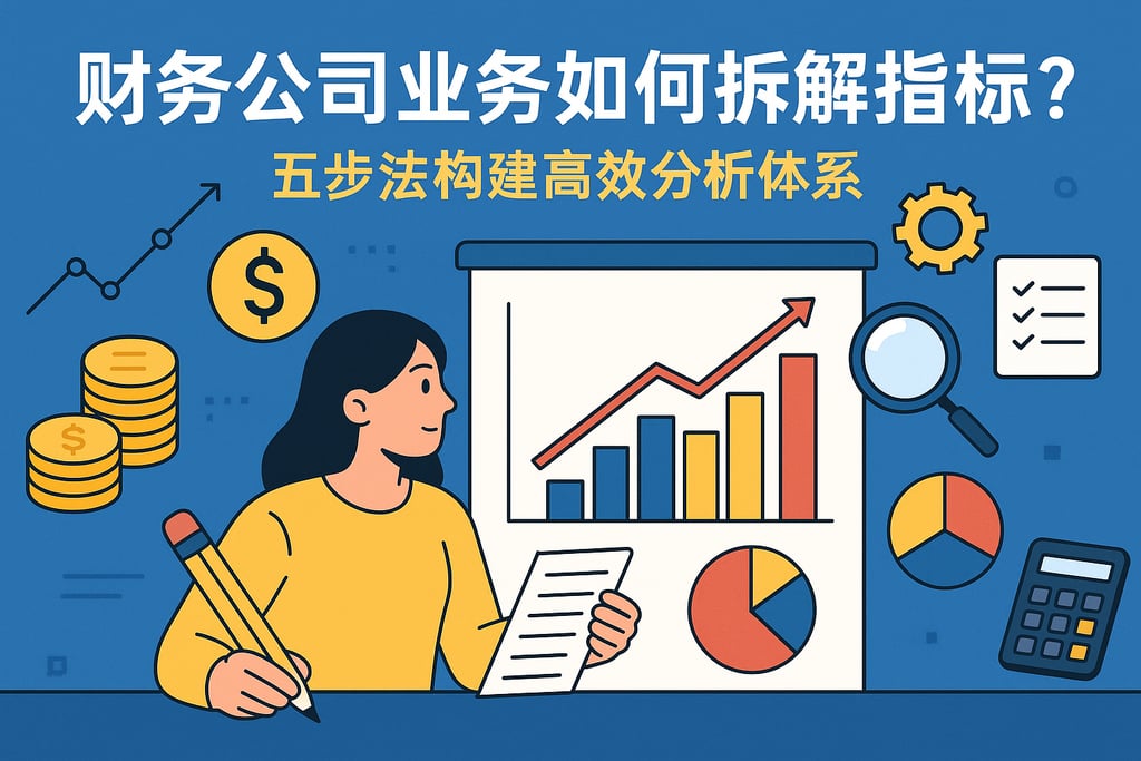 财务公司业务如何拆解指标？五步法构建高效分析体系