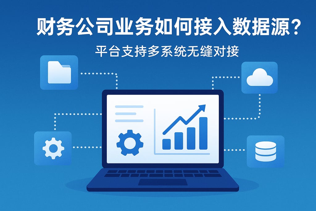 财务公司业务如何接入数据源？平台支持多系统无缝对接