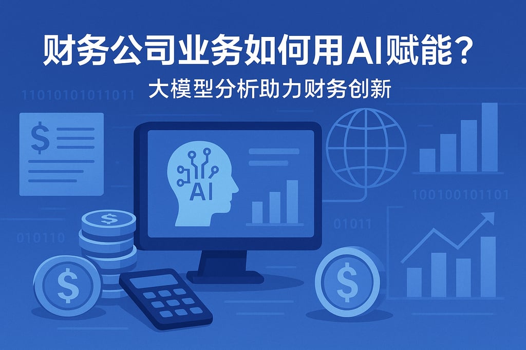 财务公司业务如何用AI赋能？大模型分析助力财务创新