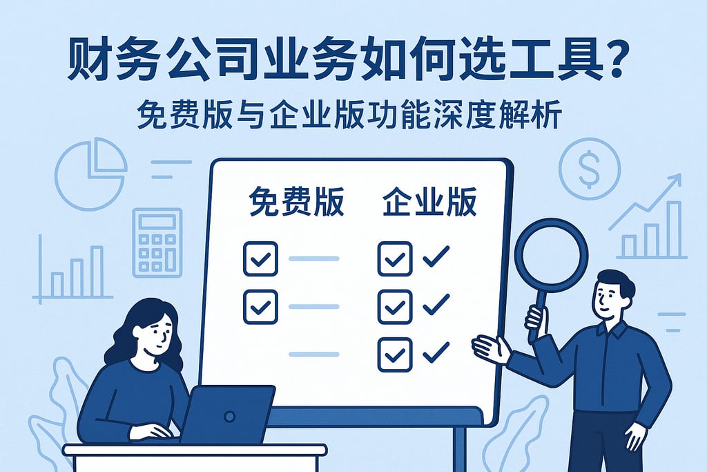 财务公司业务如何选工具？免费版与企业版功能深度解析