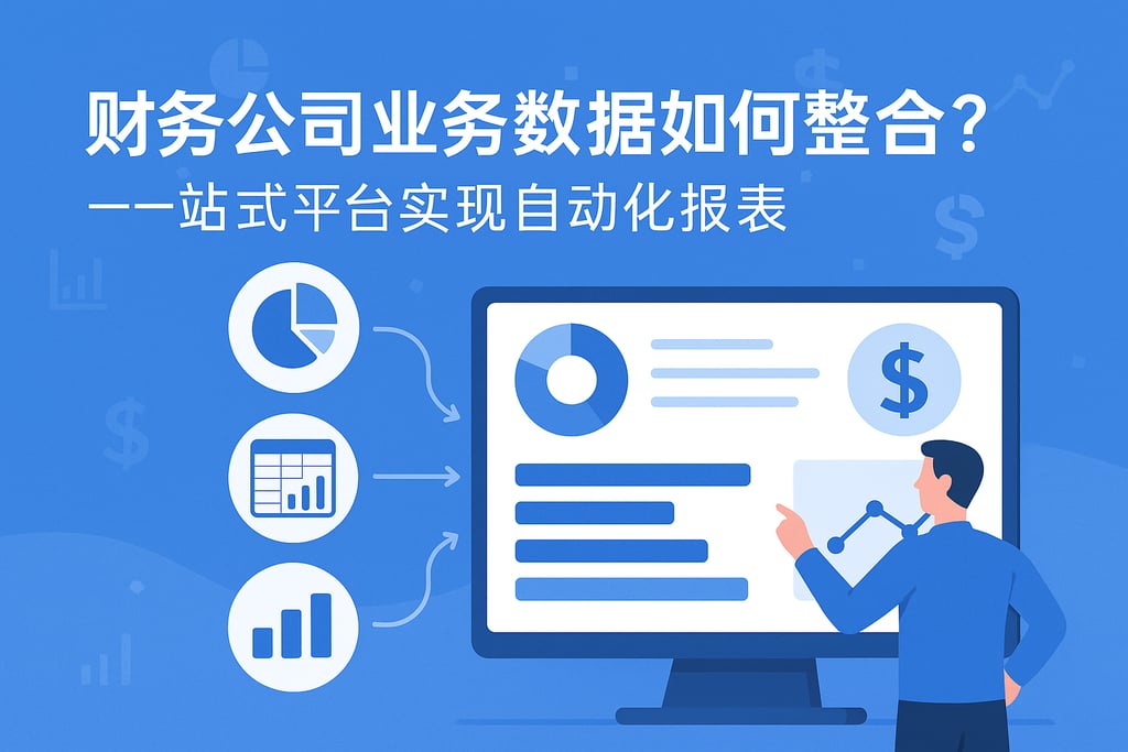 财务公司业务数据如何整合？一站式平台实现自动化报表