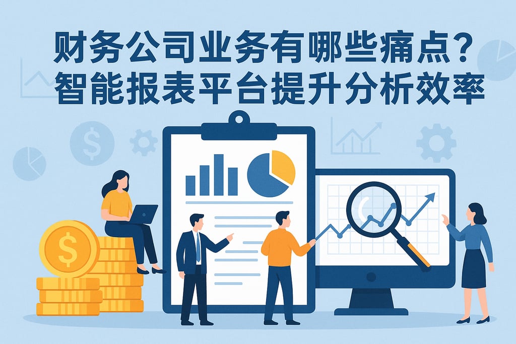 财务公司业务有哪些痛点？智能报表平台提升分析效率