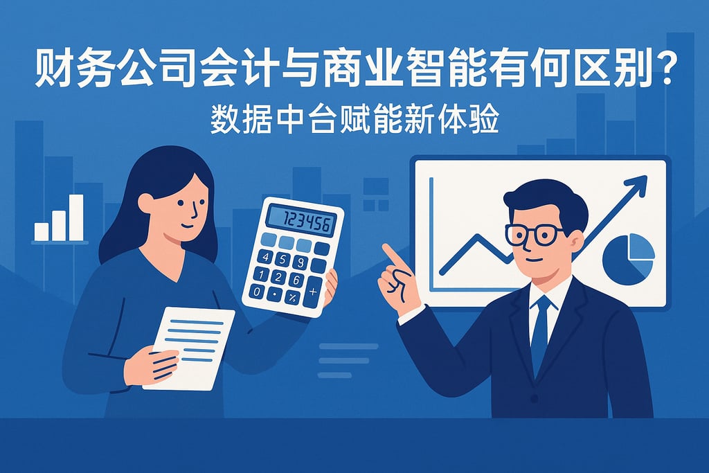 财务公司会计与商业智能有何区别？数据中台赋能新体验