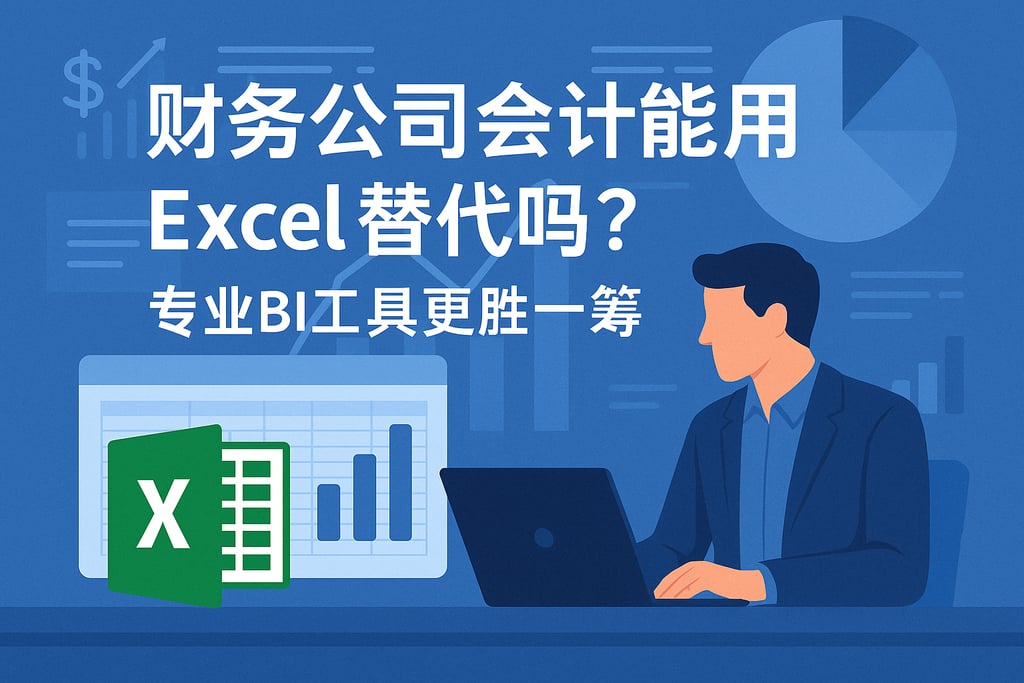 财务公司会计能用Excel替代吗？专业BI工具更胜一筹