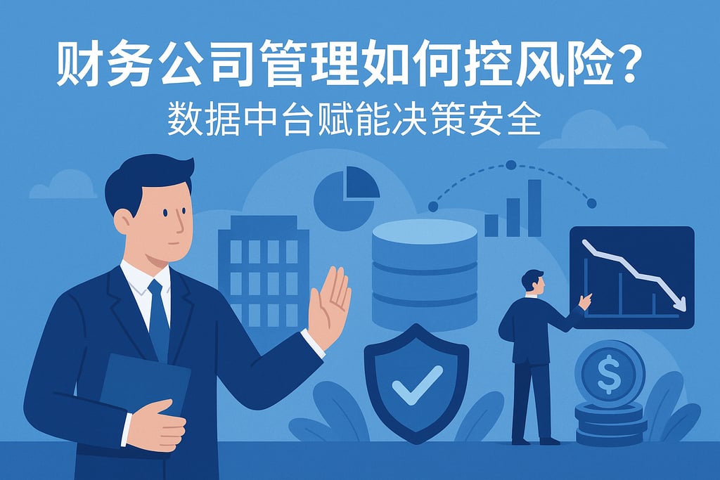 财务公司管理如何控风险？数据中台赋能决策安全