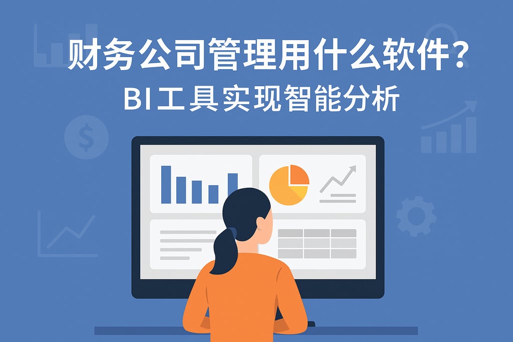 财务公司管理用什么软件？BI工具实现智能分析