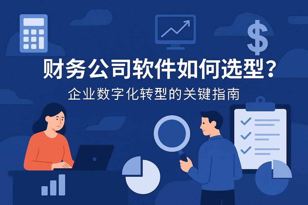 财务公司软件如何选型？企业数字化转型的关键指南