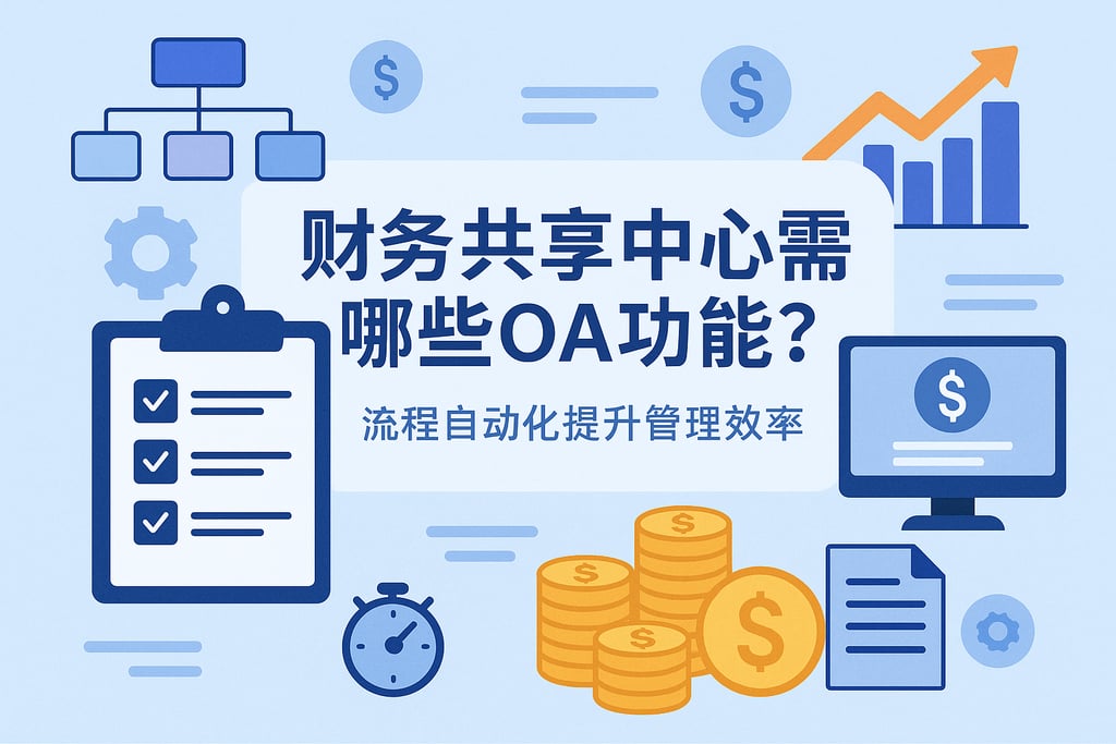 财务共享中心需要哪些OA功能？流程自动化提升管理效率