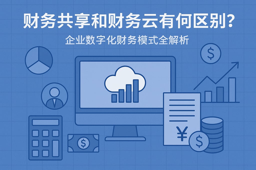 财务共享和财务云有何区别？企业数字化财务模式全解析