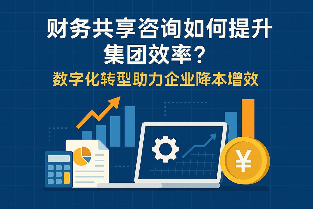 财务共享咨询如何提升集团效率？数字化转型助力企业降本增效
