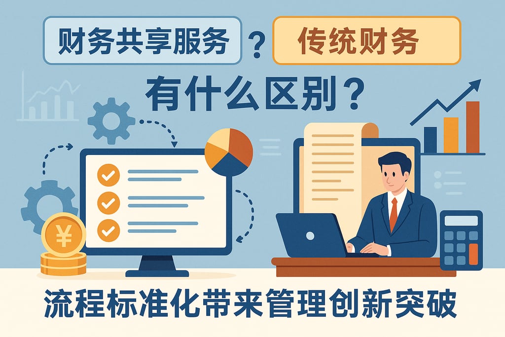 财务共享服务与传统财务有何区别？流程标准化带来管理创新突破