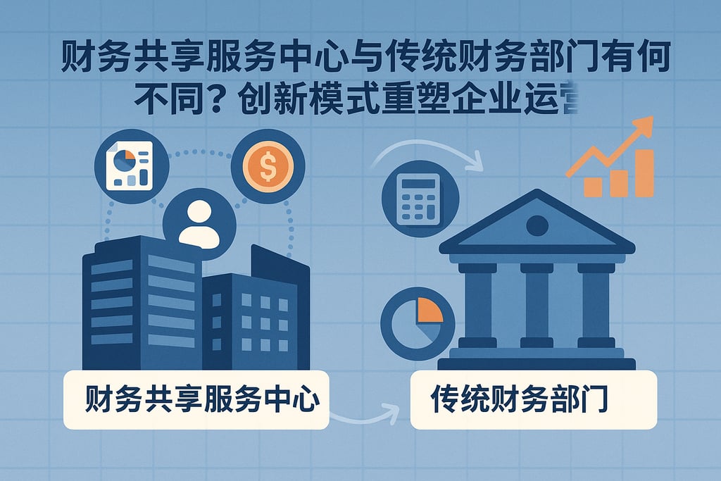 财务共享服务中心与传统财务部门有何不同？创新模式重塑企业运营