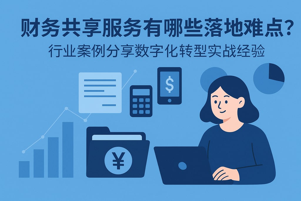 财务共享服务有哪些落地难点？行业案例分享数字化转型实战经验