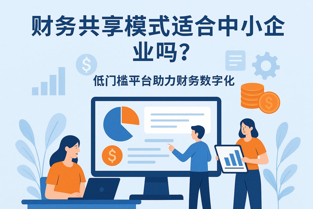 财务共享模式适合中小企业吗？低门槛平台助力财务数字化
