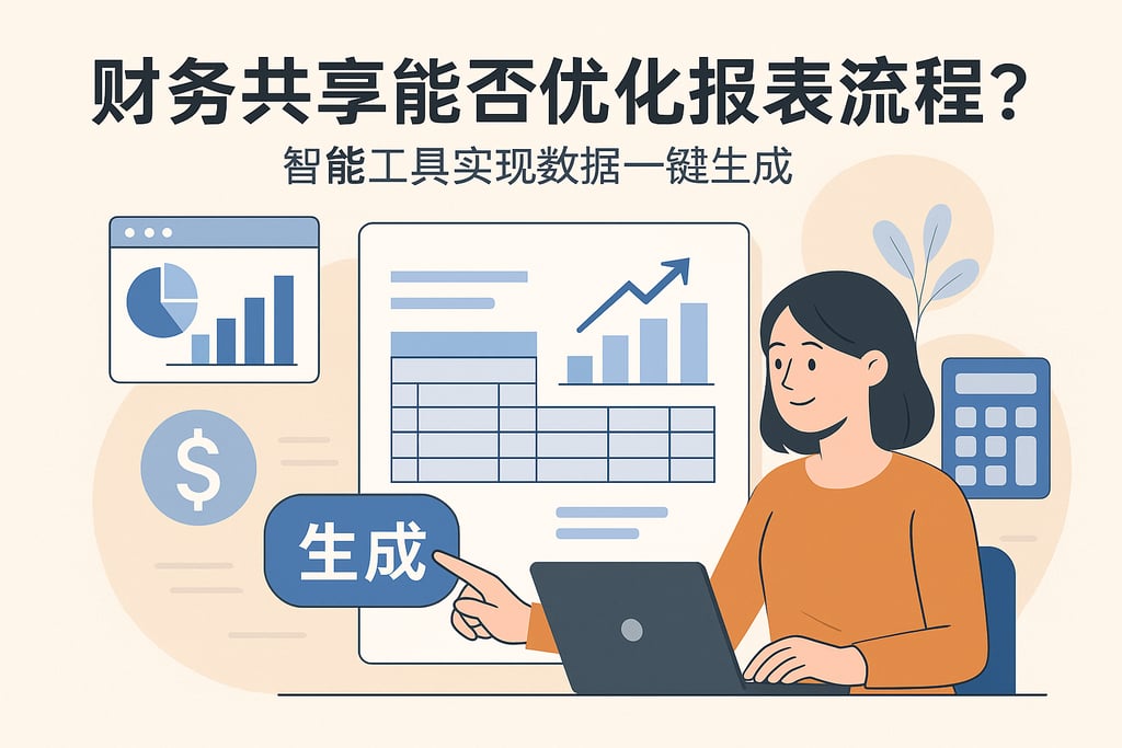 财务共享能否优化报表流程？智能工具实现数据一键生成