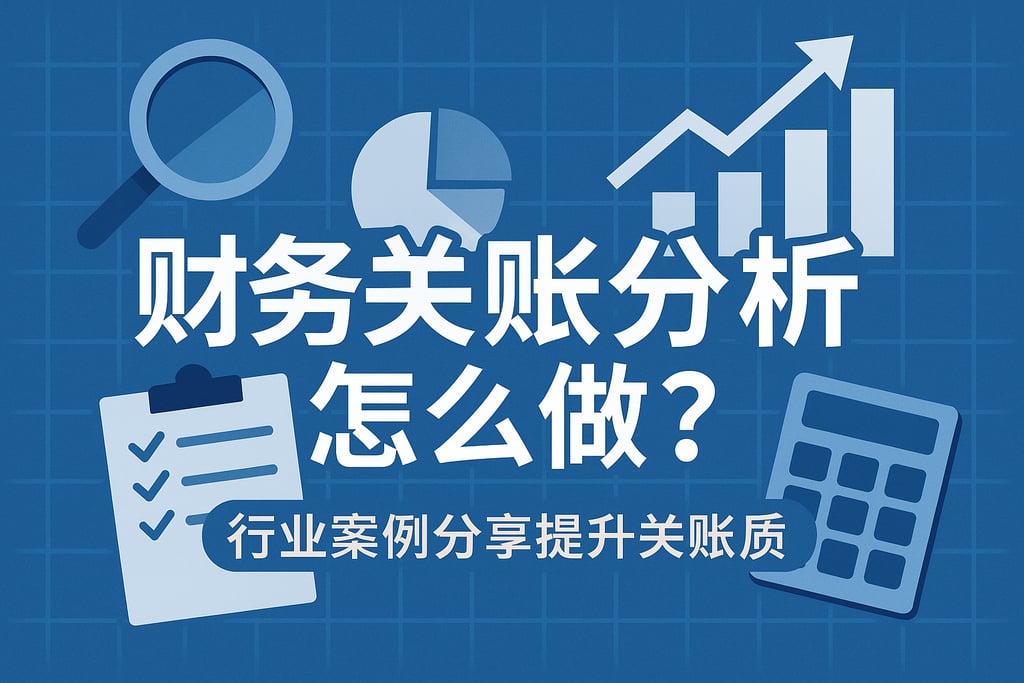 财务关账分析怎么做？行业案例分享提升关账质量