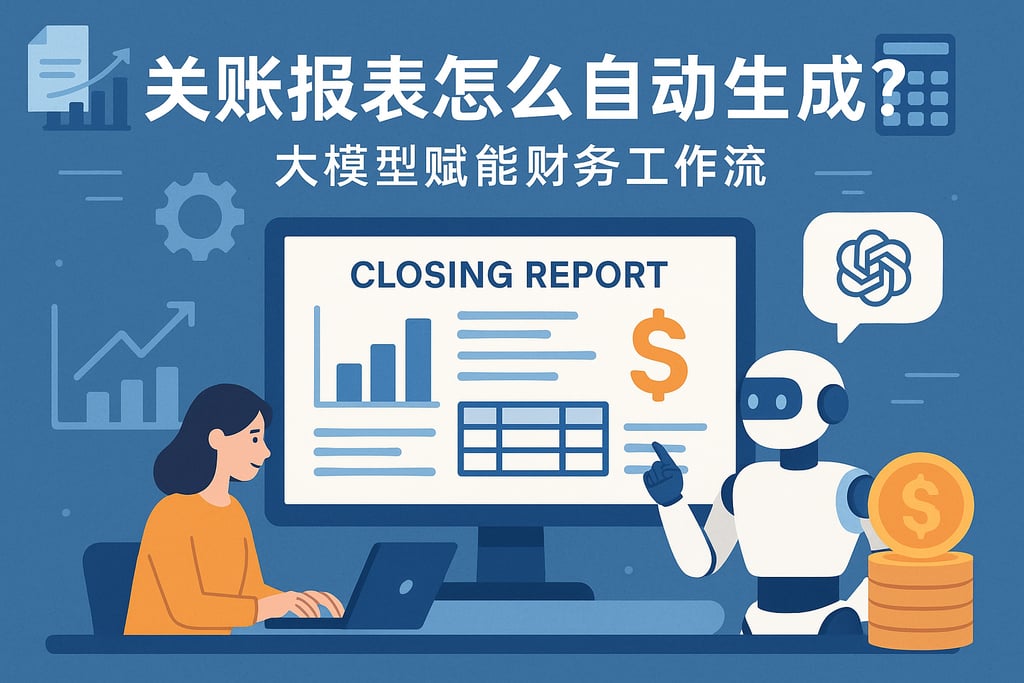 财务关账报表怎么自动生成？大模型赋能财务工作流