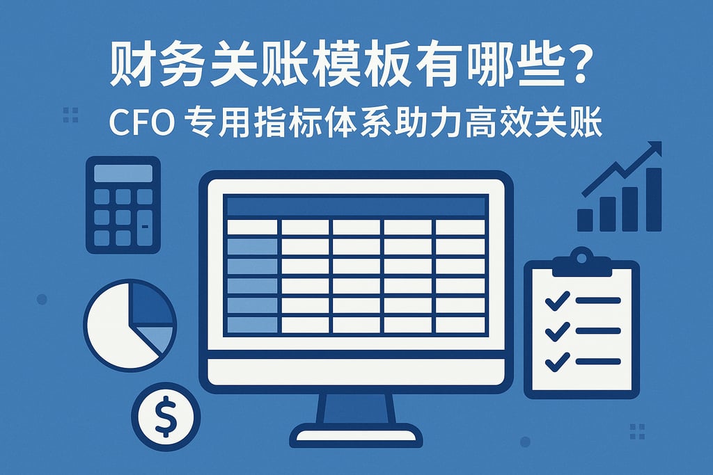财务关账模板有哪些？CFO专用指标体系助力高效关账