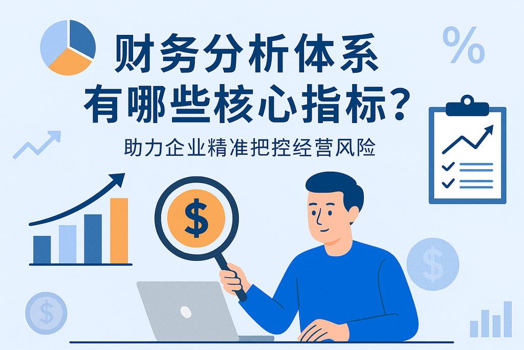 财务分析体系有哪些核心指标？助力企业精准把控经营风险